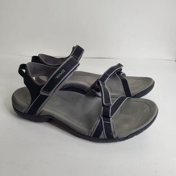 Teva Shoes - Women's TEVA Verra Sandal Black Gray Adjustable Straps Size 9 1006263